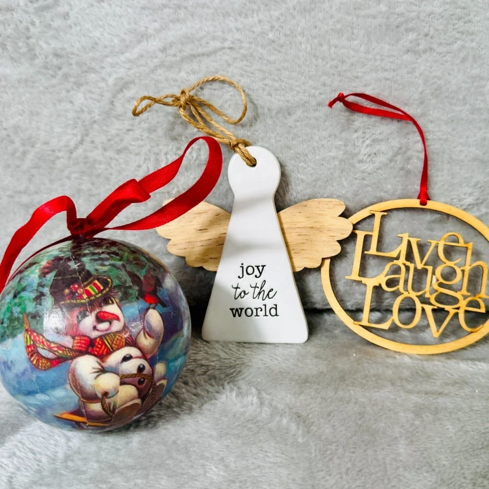 Christmas‎ Ornaments Cottagecore Boho Angel 
